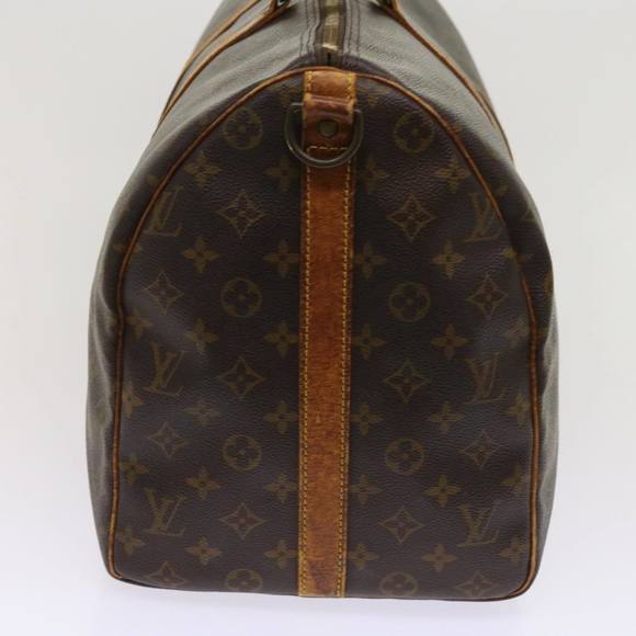 LOUIS VUITTON Monogram Keepall Bandouliere 50 Boston Bag M41416 LV Auth ki3982 - Picture 3 of 16